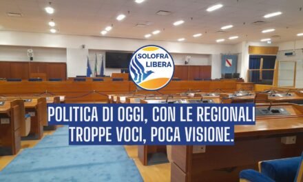 Politica di oggi, con le REGIONALI troppe voci, poca visione