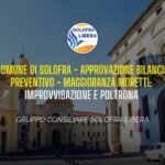 Bilancio Preventivo, Comune di Solofra: una maggioranza senza stabilità tra improvvisazione e gestione della poltrona