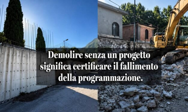 Demolire senza un progetto: il fallimento della programmazione a Sant’Agata